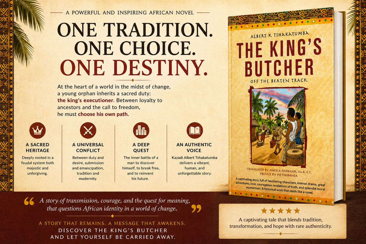 The King's Butcher: Off the Beaten Track by Albert K. Tshakatumba marketing poster