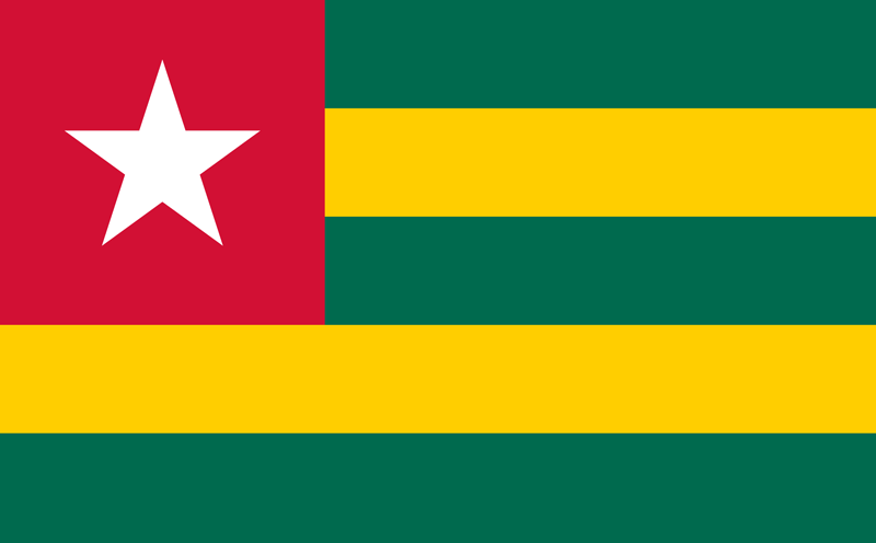 Togolese flag