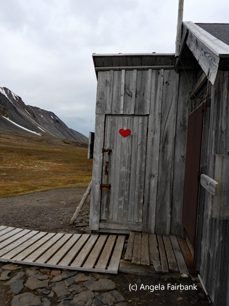 hut side entrance