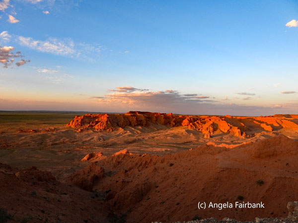 flaming cliffs at sunset 2