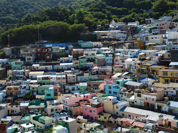 colourful houses of gamcheon village