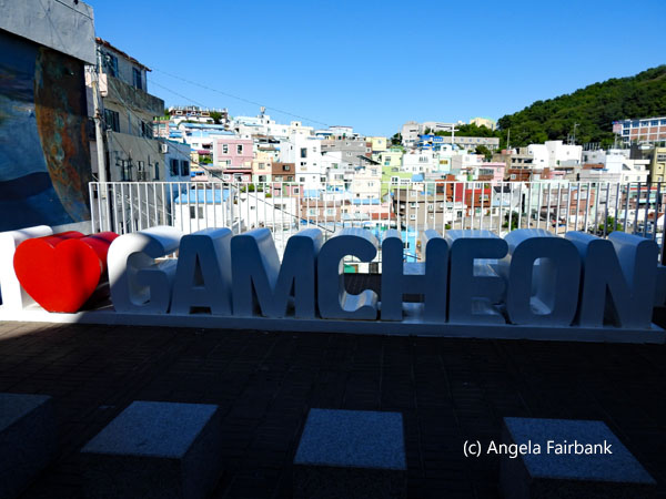I love Gamcheon sign