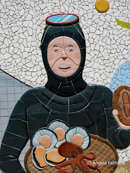 mural of haenyeo