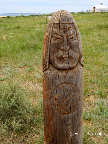 wooden totem
