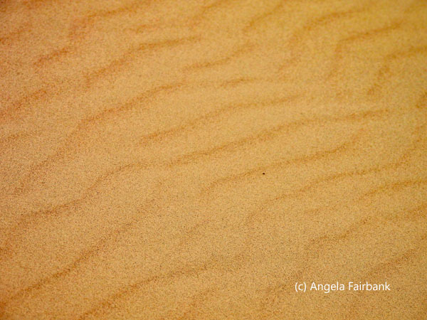 waves on sand dune