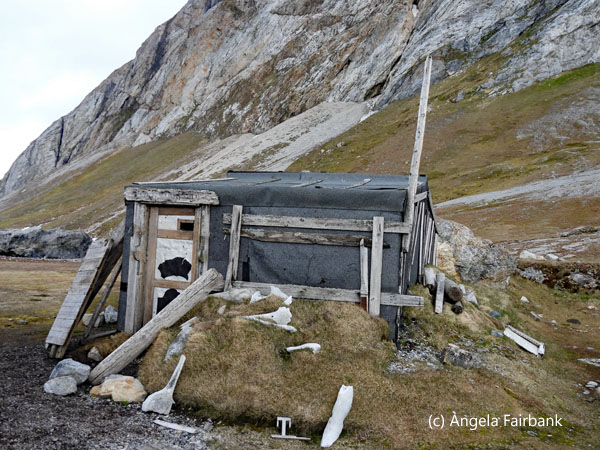 side of hut