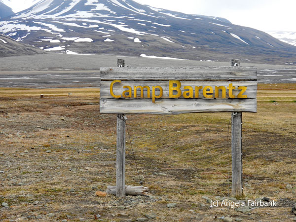 camp barentz sign