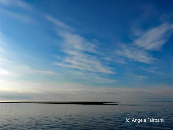 view of moffen island from ship