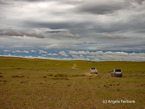 vehicles en route