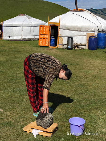 weighing down cheese