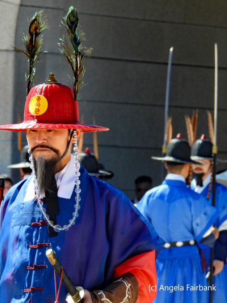 soldiers in blue
