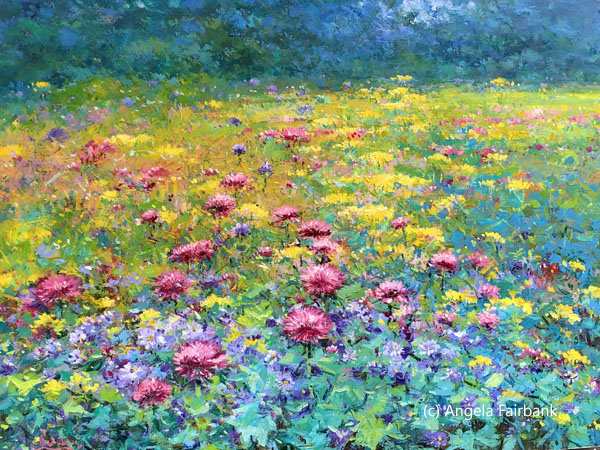 Insadong painting of flowers