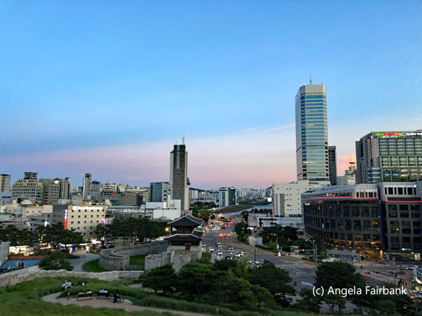 city view at dusk 2