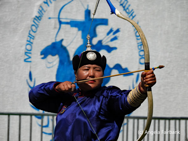 female archer in blue 2