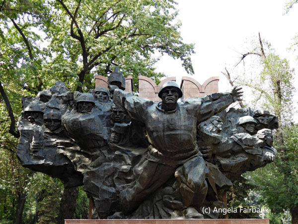 memorial in Panfilov Park
