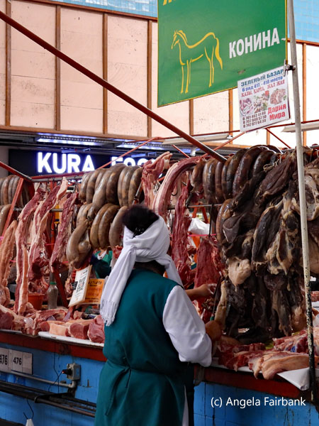 horse meat products at green market