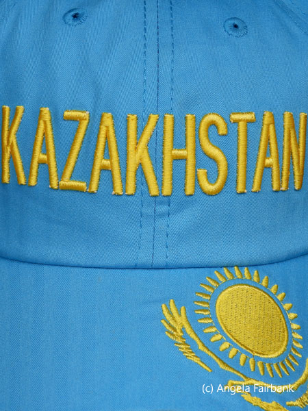 hat with Kazakhstan flag