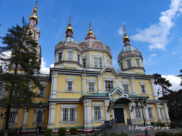 outside of the Ascension Russian Orthodox Cathedral