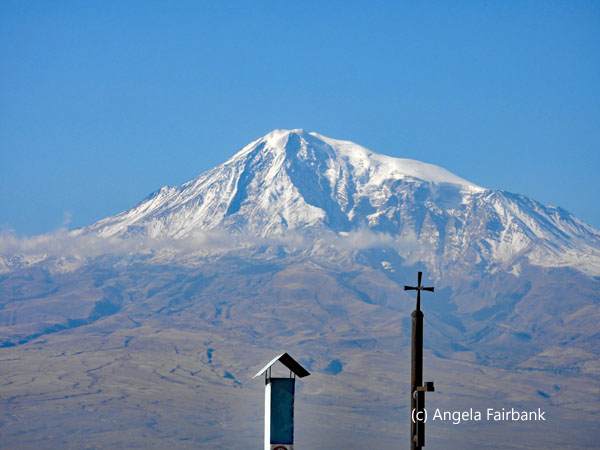 Mount Ararat from Khor Virap Monastery