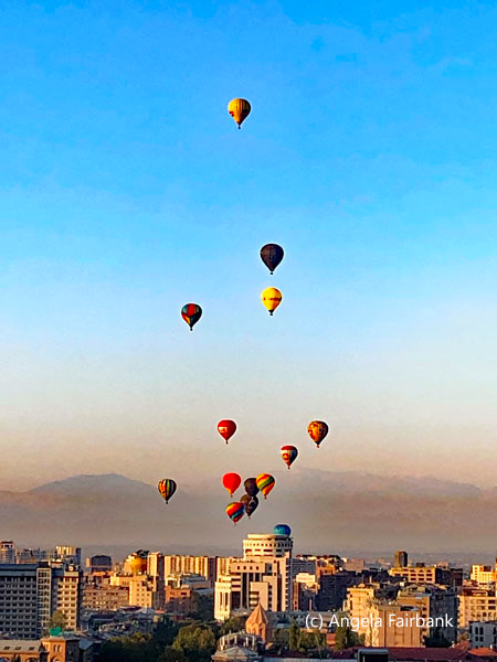 hot air balloons