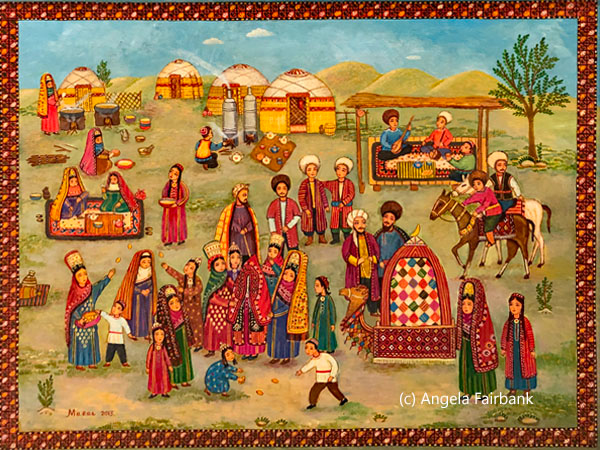 painting of cultural event in our hotel 2