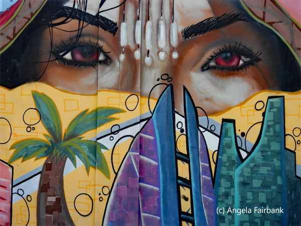 eyes mural