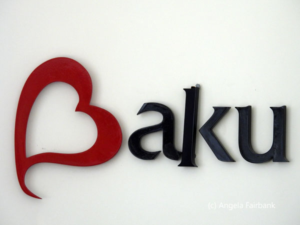Baku sign