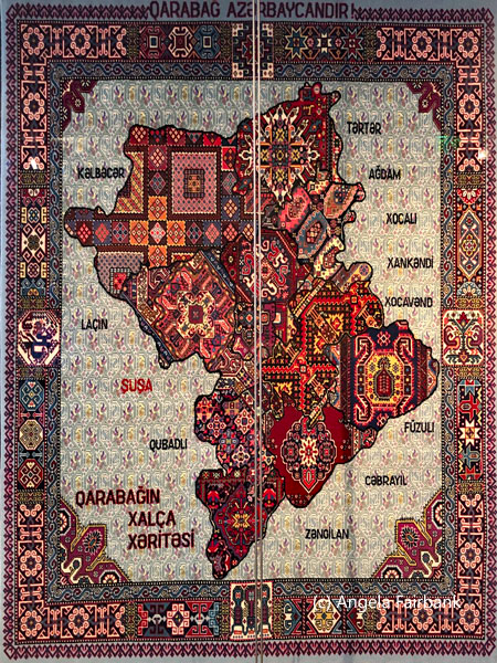 map of carpet makers in Azerbaijan