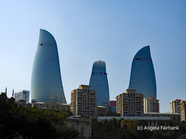 3 flame towers