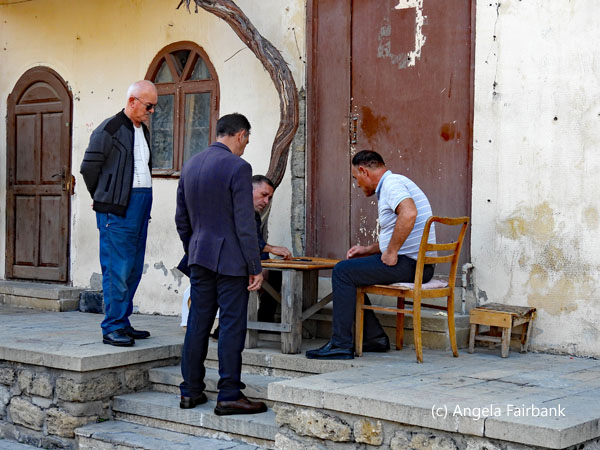 men playing chess