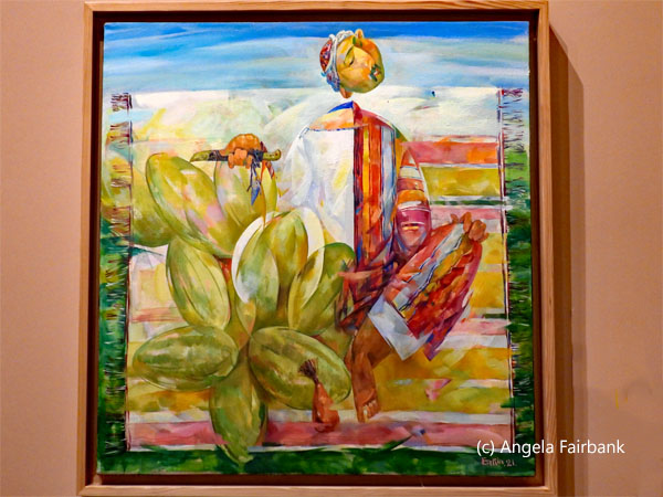 colourful painting in art gallery 1
