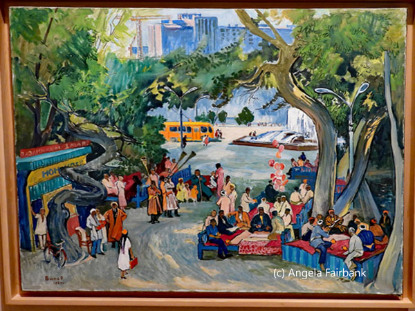 colourful painting in art gallery 2