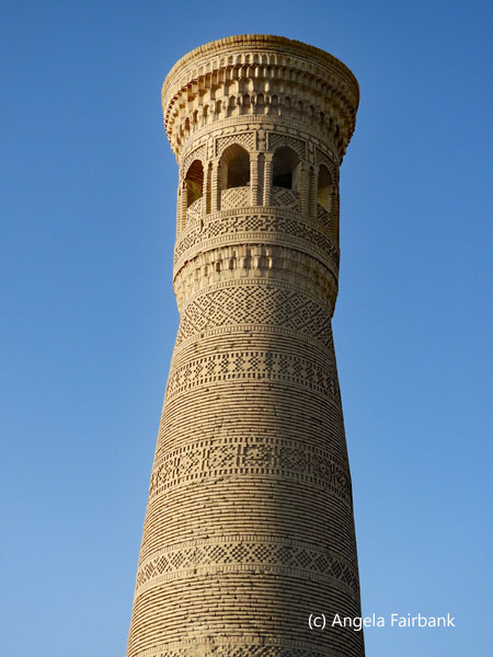 minaret in bukhara