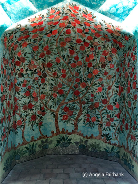 painting inside madrassa