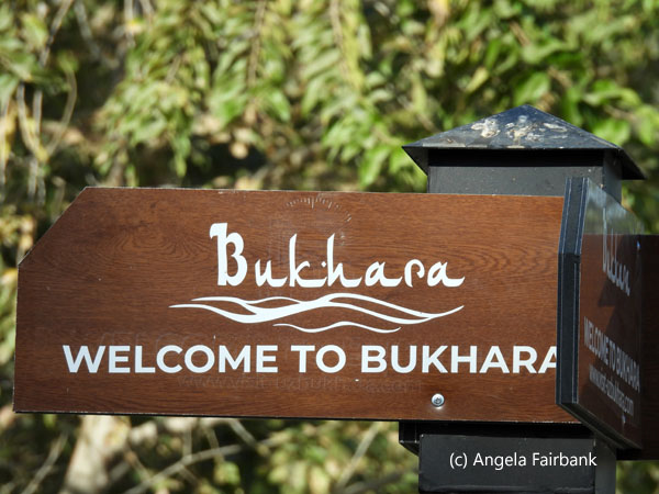 welcome to bukhara sign