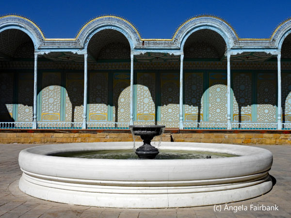 fountain inside summer palace of Emir Said Mir Mohammed Alim Khan