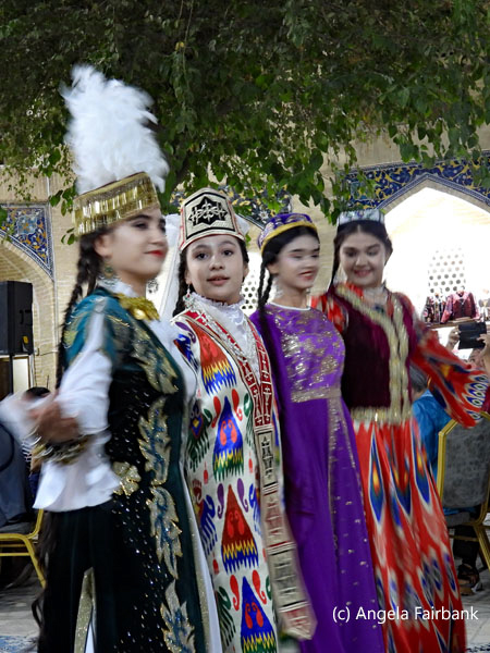 4 dancers at cultural show