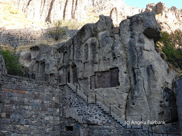 Geghard Monastery carved from rock