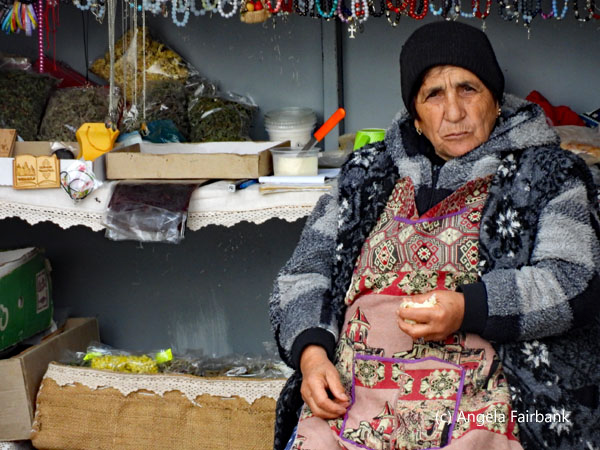 vendor at Goshavank Monastery