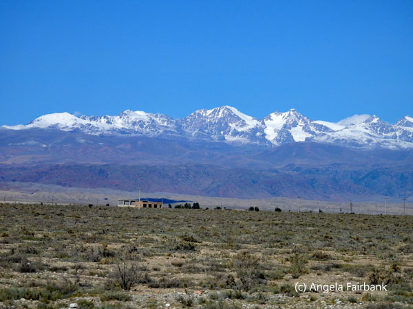 snowy mountains