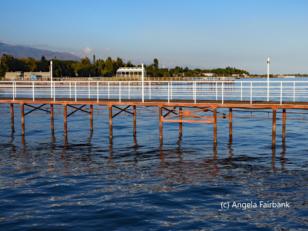 pier from our reort over lake