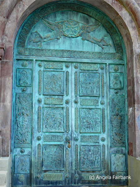 door of Gergeti Trinity Church
