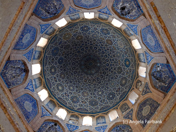 ceiling of Turabek Hanum Mausoleum