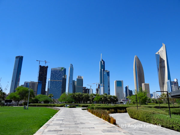 skyline from al shaheed park
