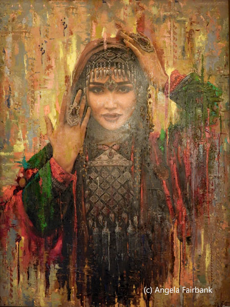 painting of Turkmenistan restaurant