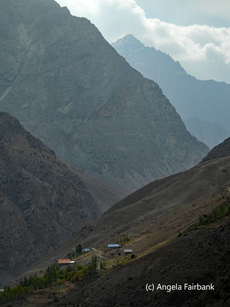 view of mountains at lake 5