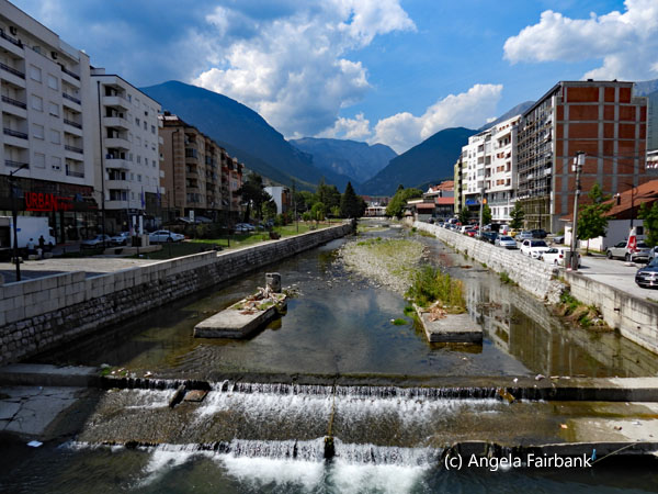 river through Peja