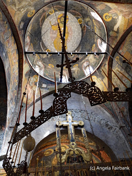 inside church