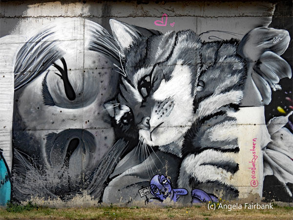 mural under highway 8