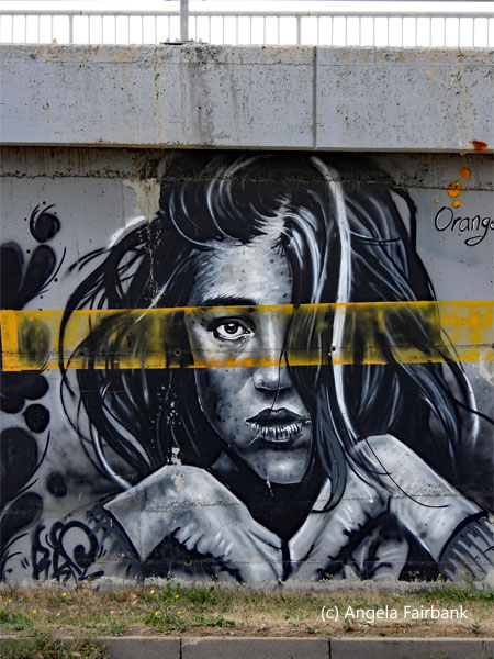 mural under highway 9